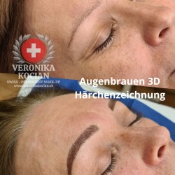 Härchenzeichnung Augenbrauen Profesionelle Permanennt Make-up veronika kocian