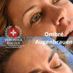 Permanent Make-up Ombré Augenbrauen Schweiz Veronika Kocian